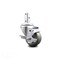 Service Caster 3 Inch Gray Polyurethane Wheel Swivel 7/8 Inch Square Stem Caster with Brake SCC-SQ20S314-PPUB-GRY-TLB-78 - alternate 1